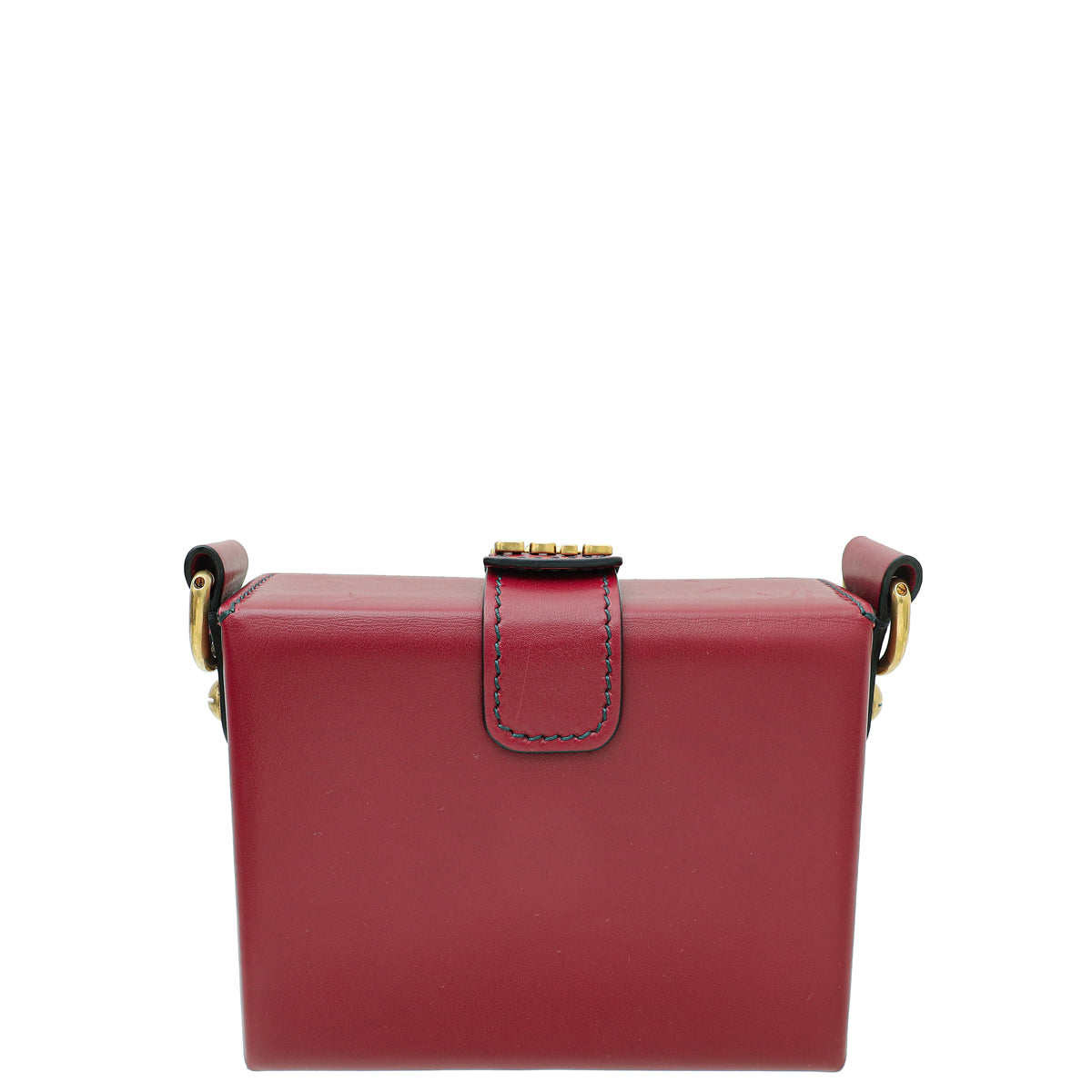 Christian Dior Burgundy Dioraddict Lockbox Bag