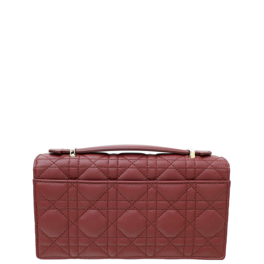 Christian Dior Burgundy My Dior Quilted Mini Bag