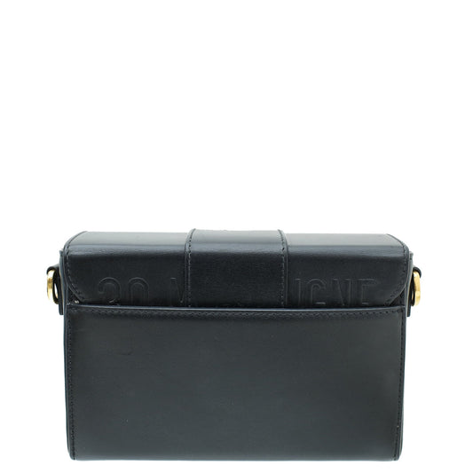 Christian Dior Black 30 Montaigne Box Shoulder Bag