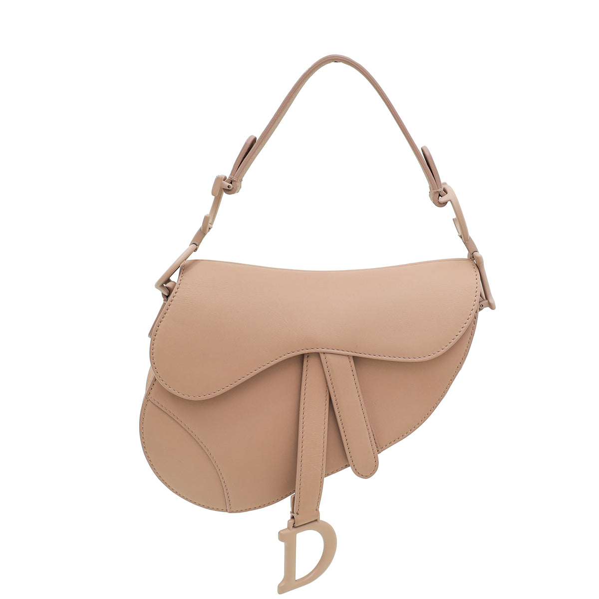 Christian Dior Rose Des Vents Ultra Matte Saddle Mini Bag