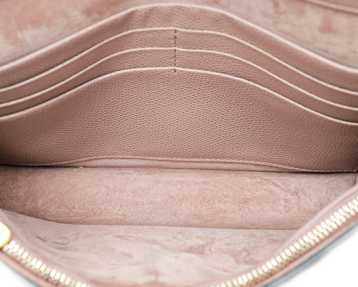 Christian Dior Dusty Pink Saddle Wallet On Chain Bag