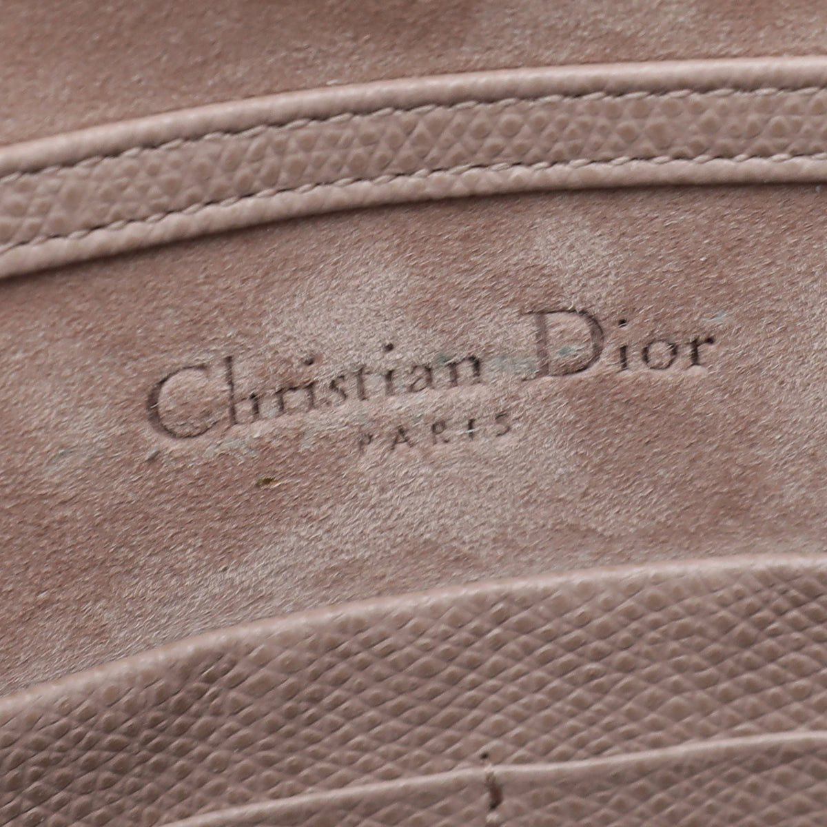 Christian Dior Dusty Pink Saddle Wallet On Chain Bag