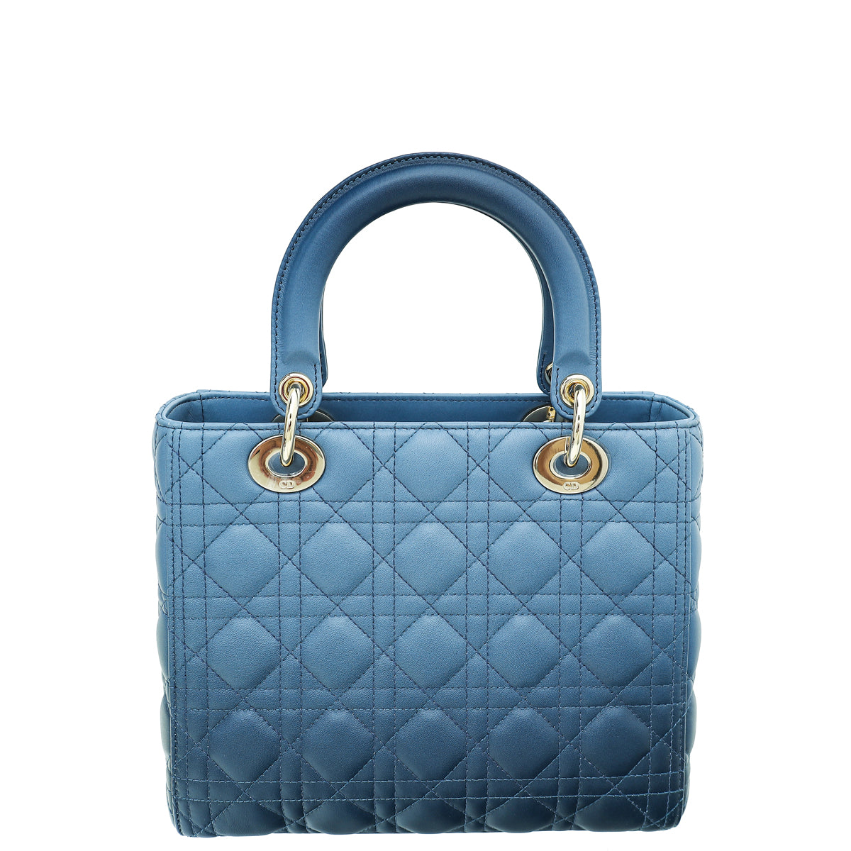 Christian Dior Blue Ombre Lady Dior Medium Bag