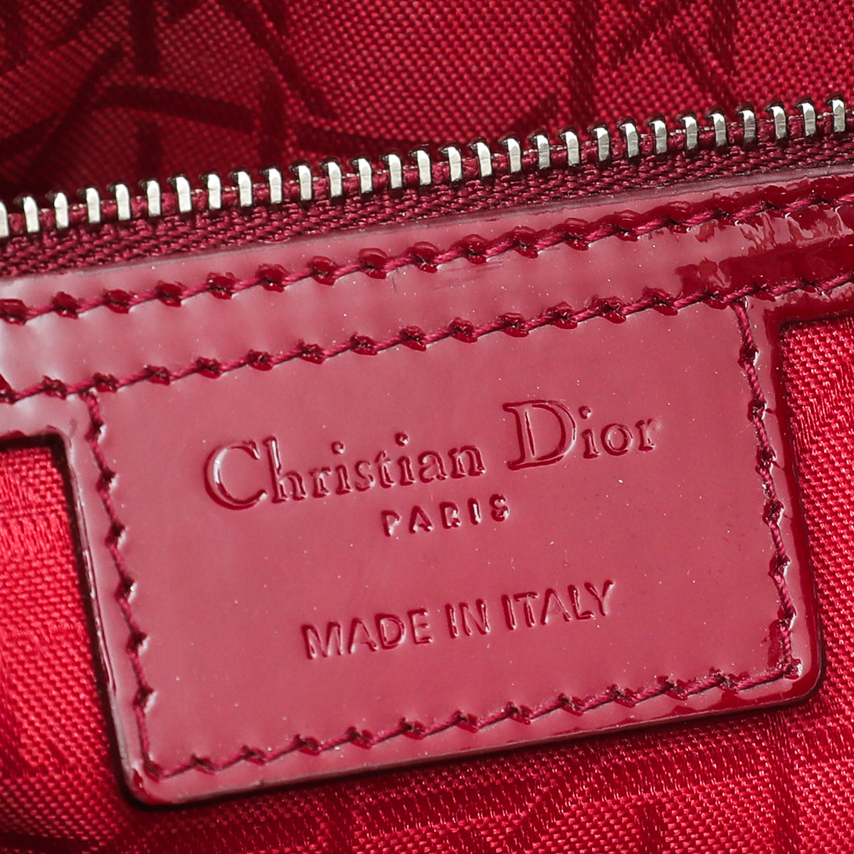 Christian Dior Cerise Lady Dior Large Bag