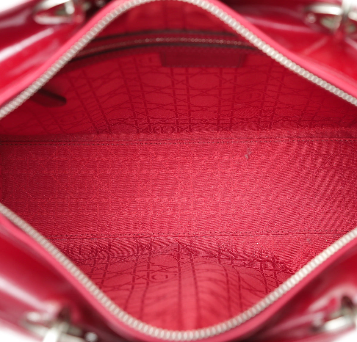 Christian Dior Cerise Lady Dior Large Bag