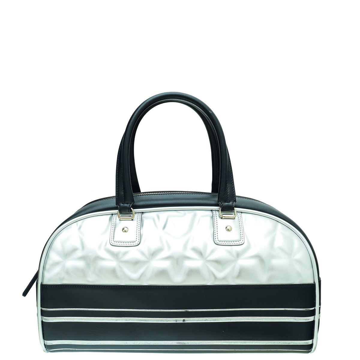 Christian Dior Bicolor Vibe Bowling Tote Medium Bag