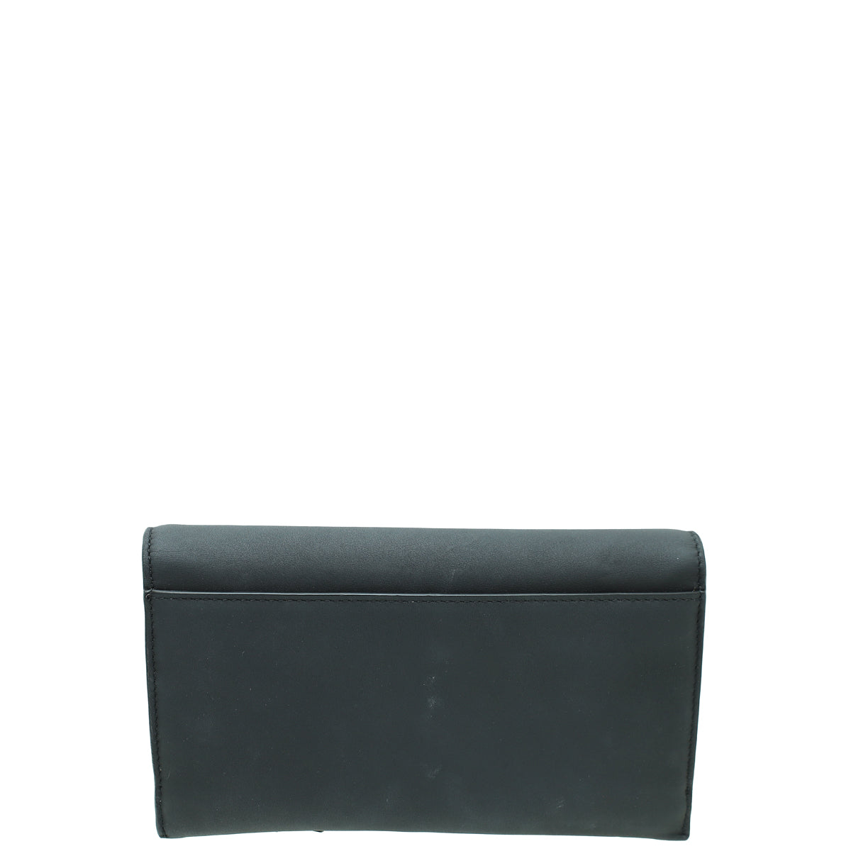 Christian Dior So Black Saddle Chain Wallet