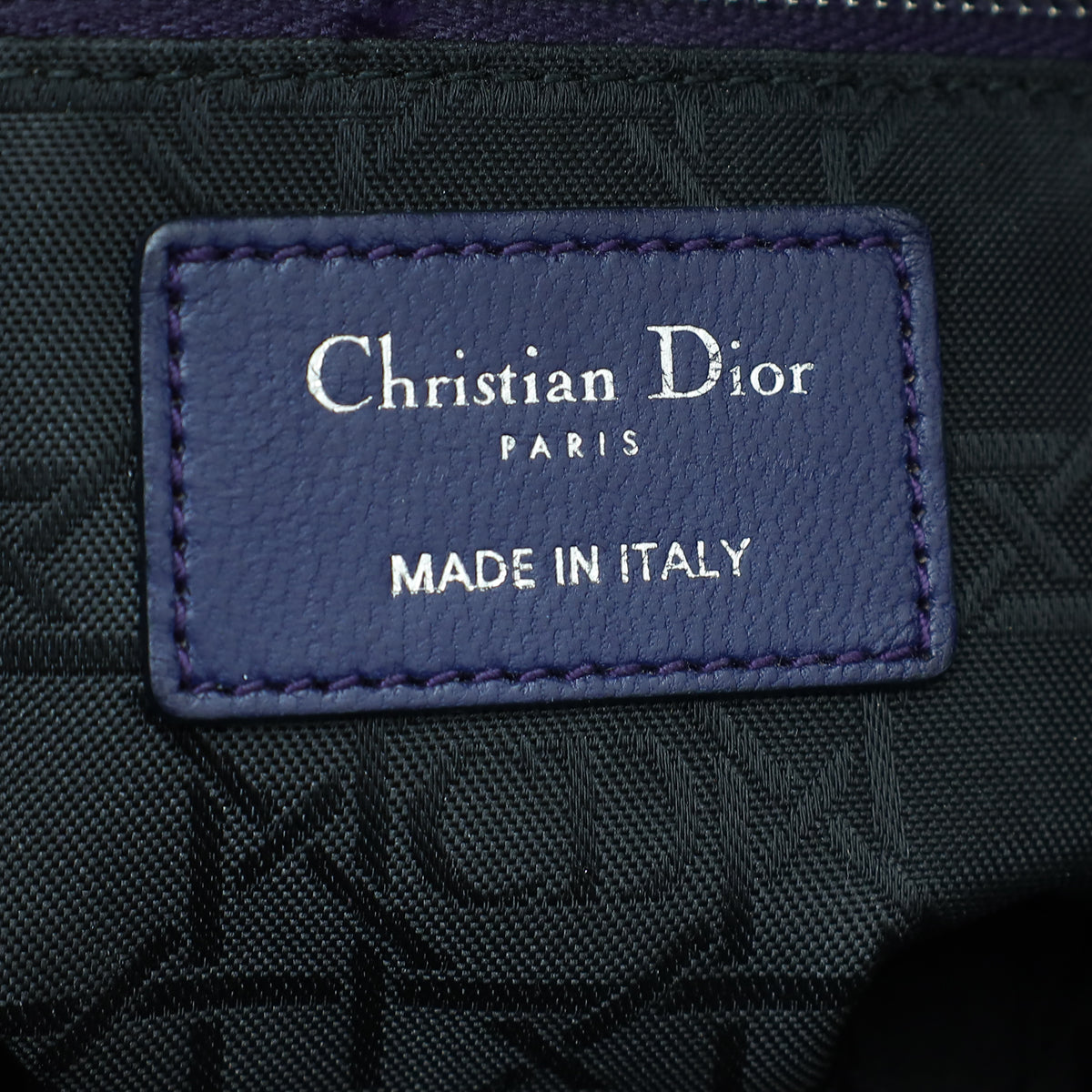 Christian Dior Navy Blue Lady Dior My ABCDior Small Bag