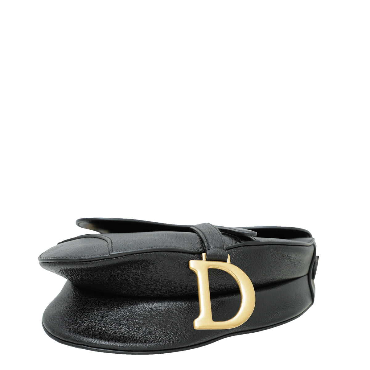 Christian Dior Black Saddle Medium Bag