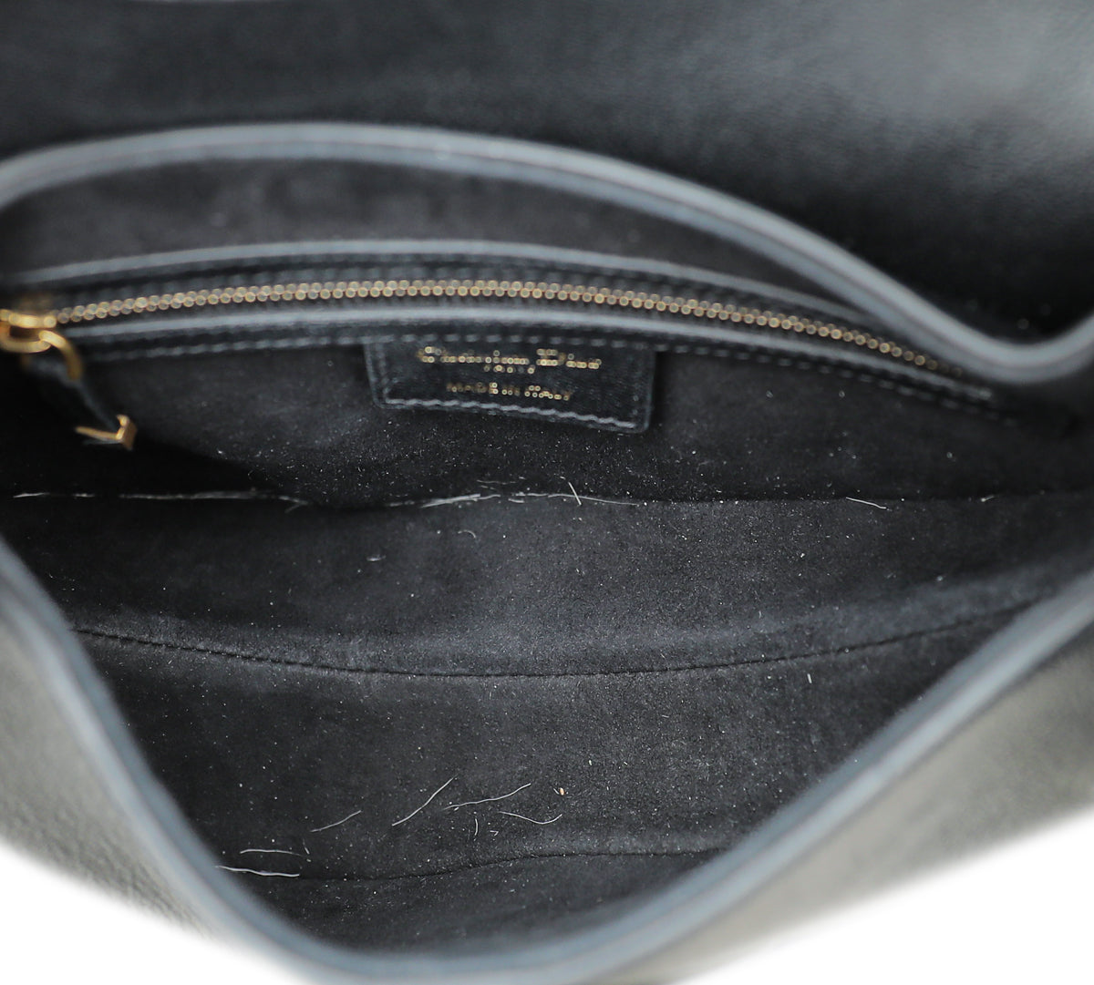 Christian Dior Black Saddle Medium Bag