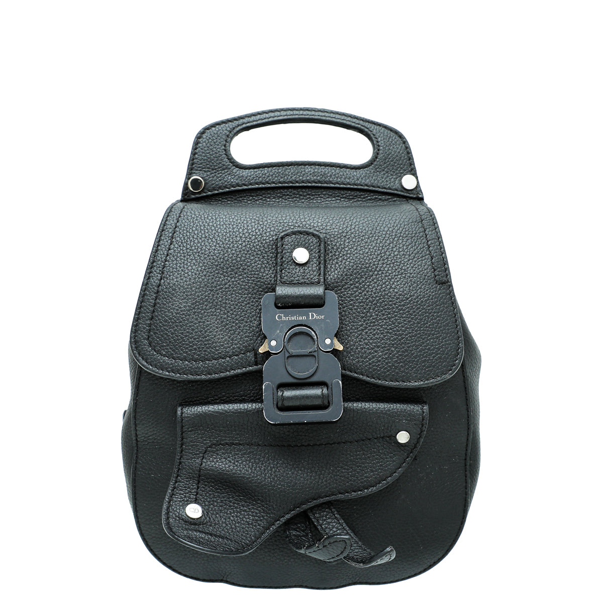 Christian Dior Black Gallop Mini Backpack Bag