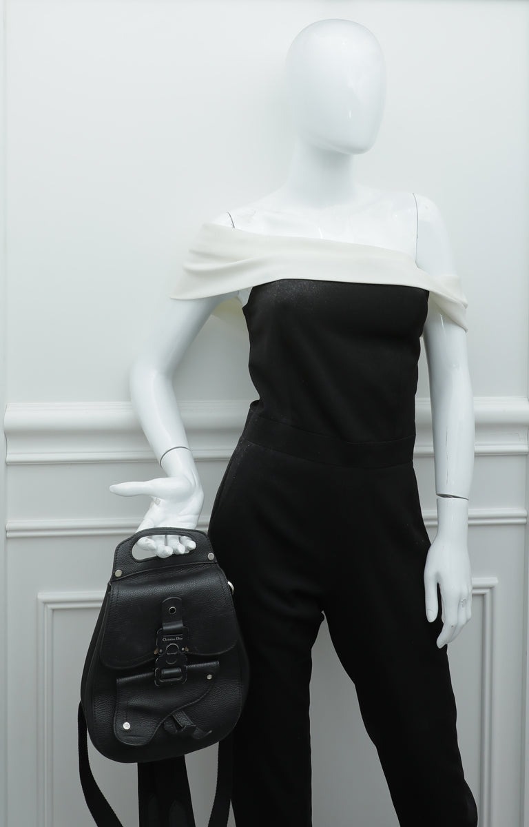 Christian Dior Black Gallop Mini Backpack Bag