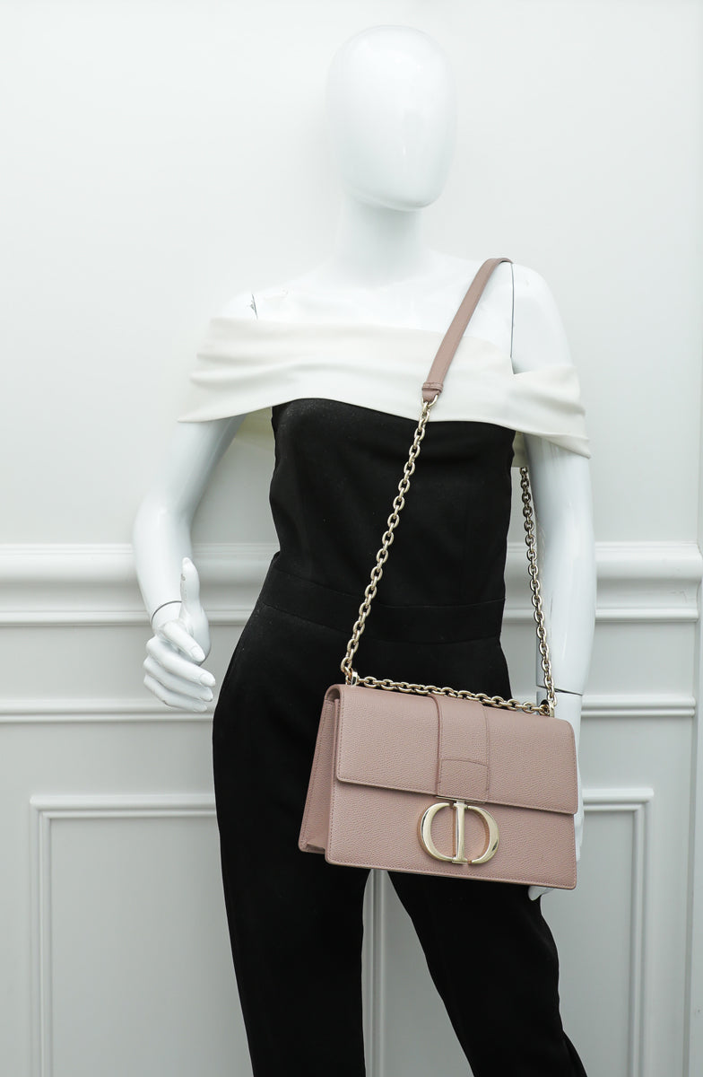 Christian Dior Dusty Pink 30 Montaigne Chain Medium Bag