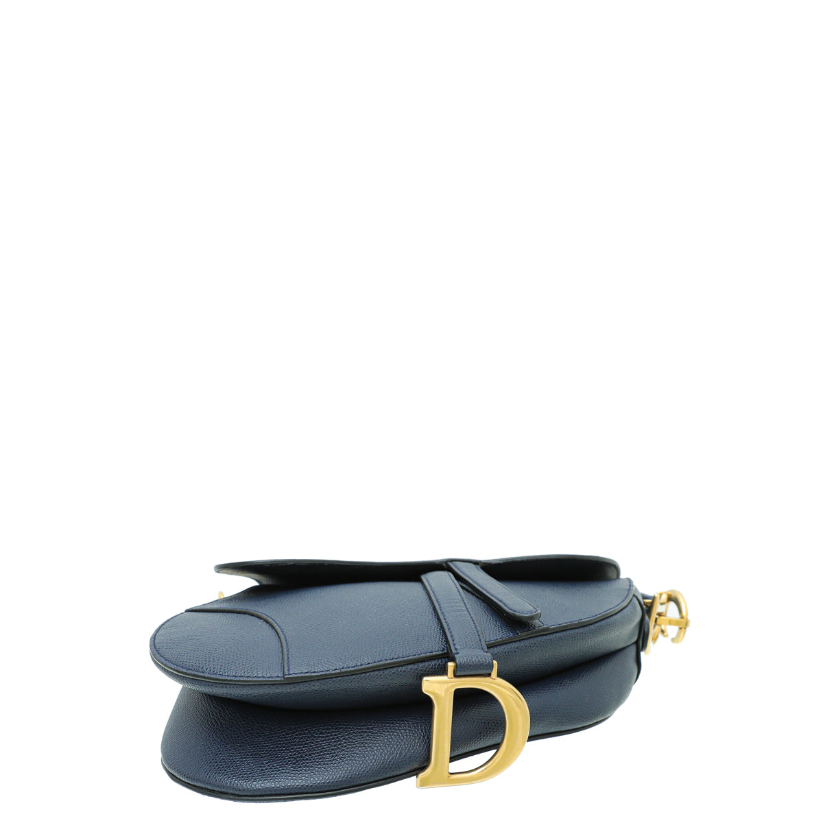 Christian Dior Navy Blue Saddle Medium Bag