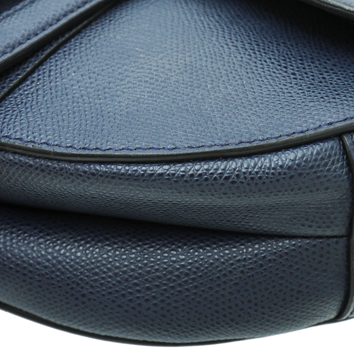 Christian Dior Navy Blue Saddle Medium Bag