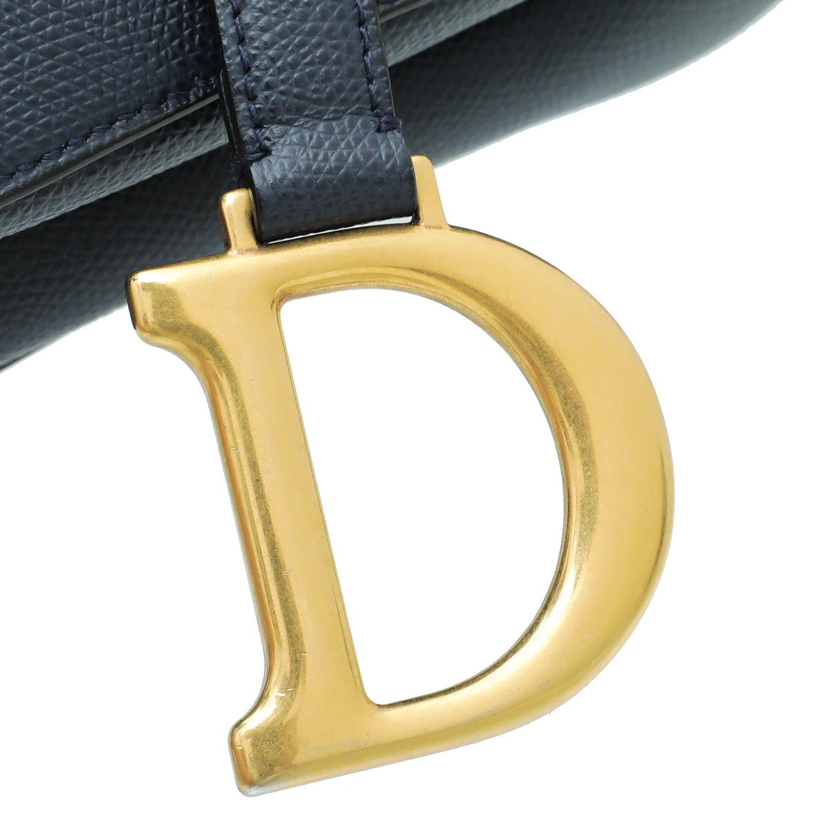 Christian Dior Navy Blue Saddle Medium Bag