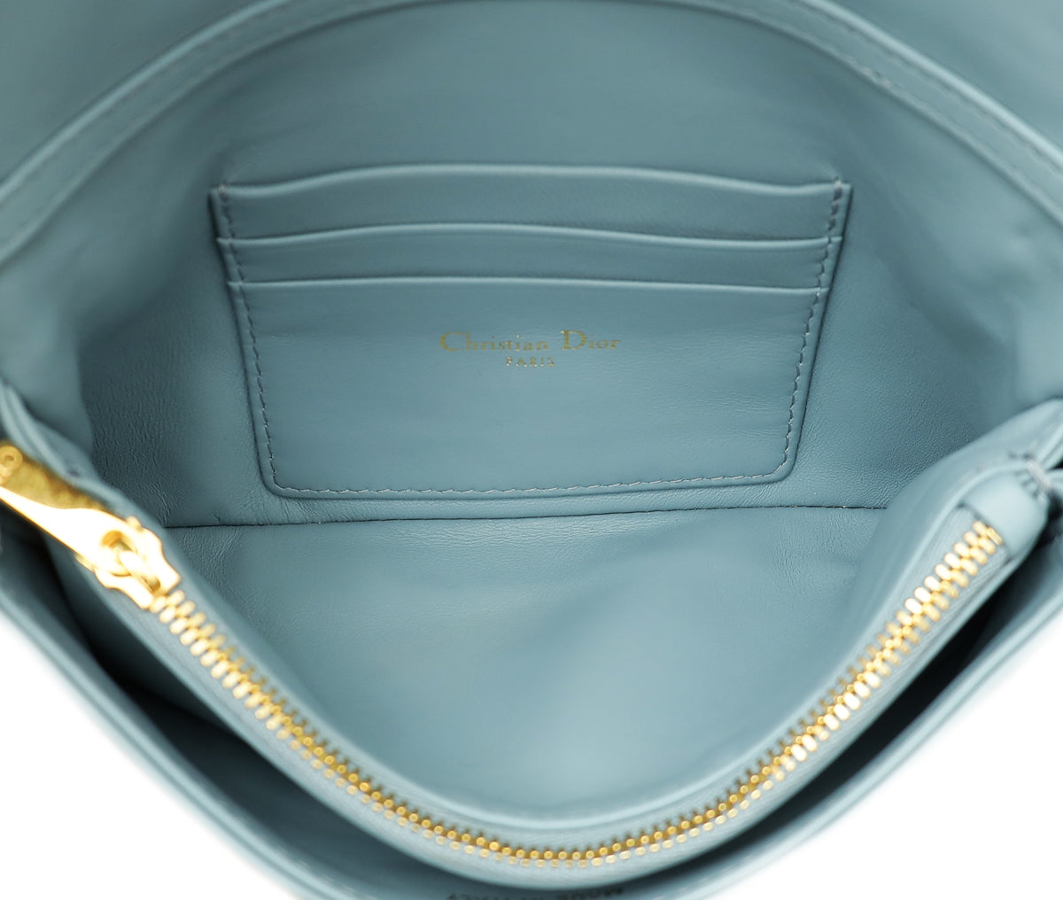 Christian Dior Cloud Blue Caro Mini Micro Cannage Bag