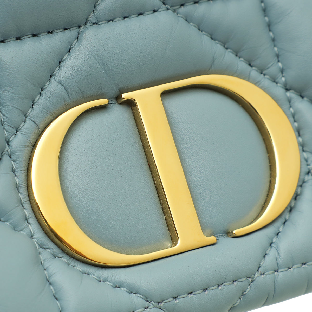 Christian Dior Cloud Blue Caro Mini Micro Cannage Bag