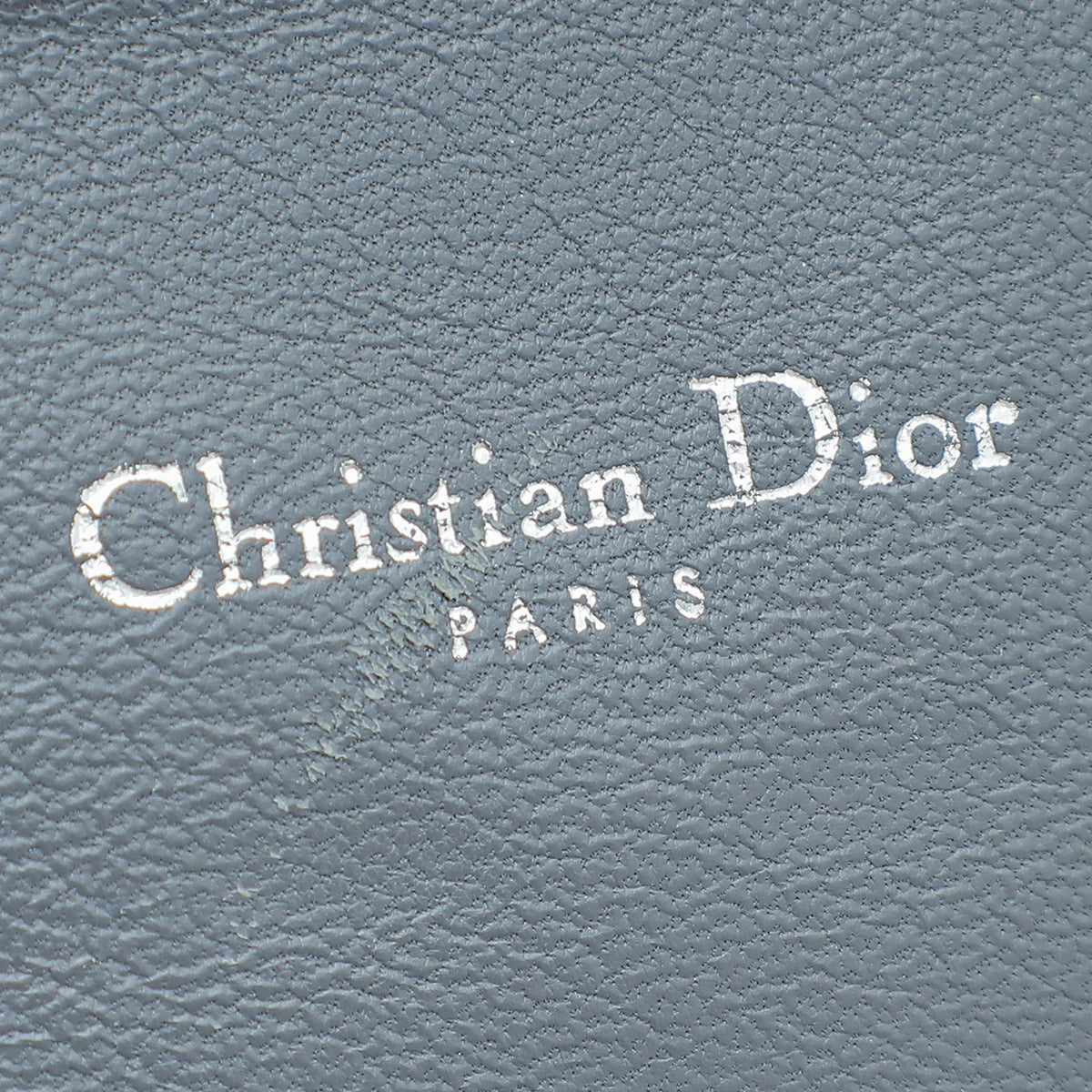 Christian Dior Grey Miss Dior Promenade Clutch Chain Bag