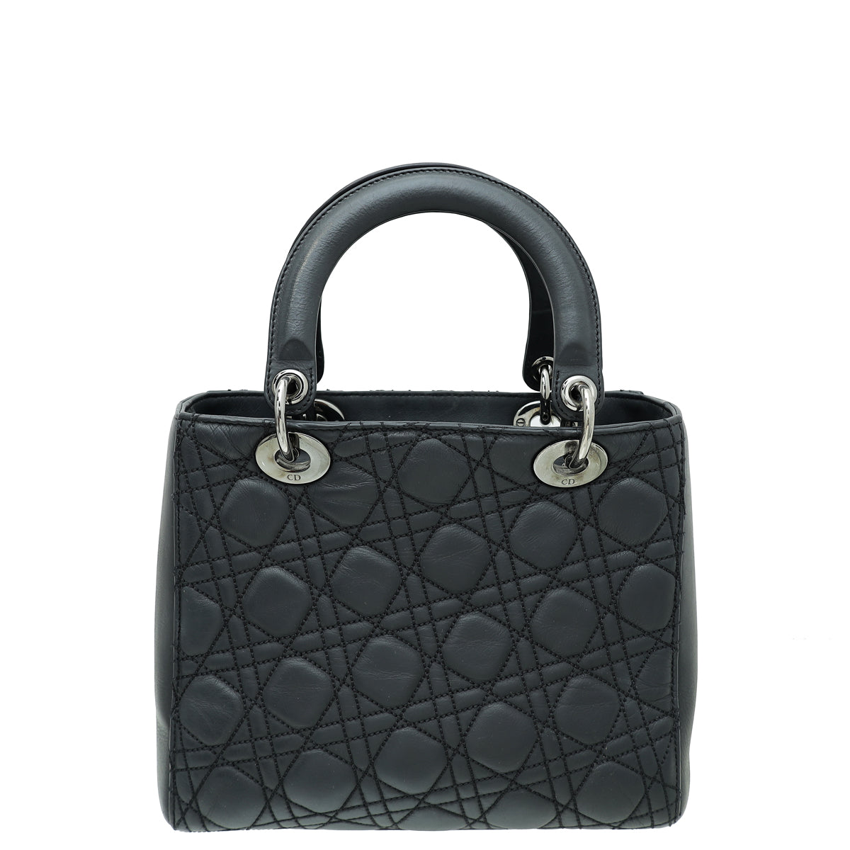 Christian Dior Black Anselm Reyle Lady Dior Medium Bag