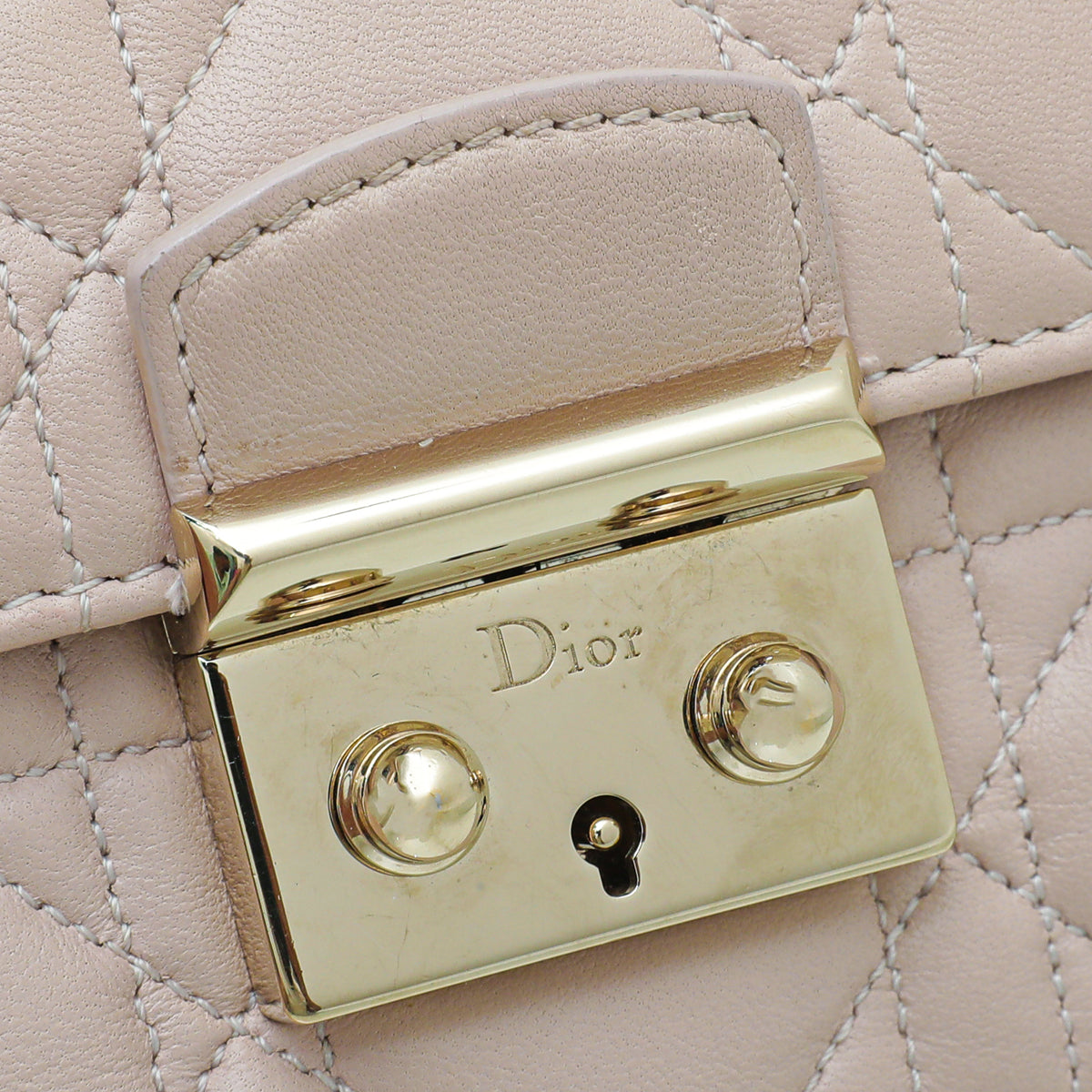 Christian Dior Light Pink Miss Dior Promenade Chain Pouch