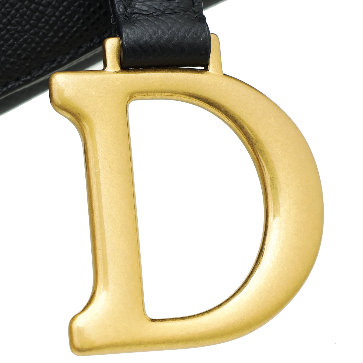 Christian Dior Black Saddle Bag