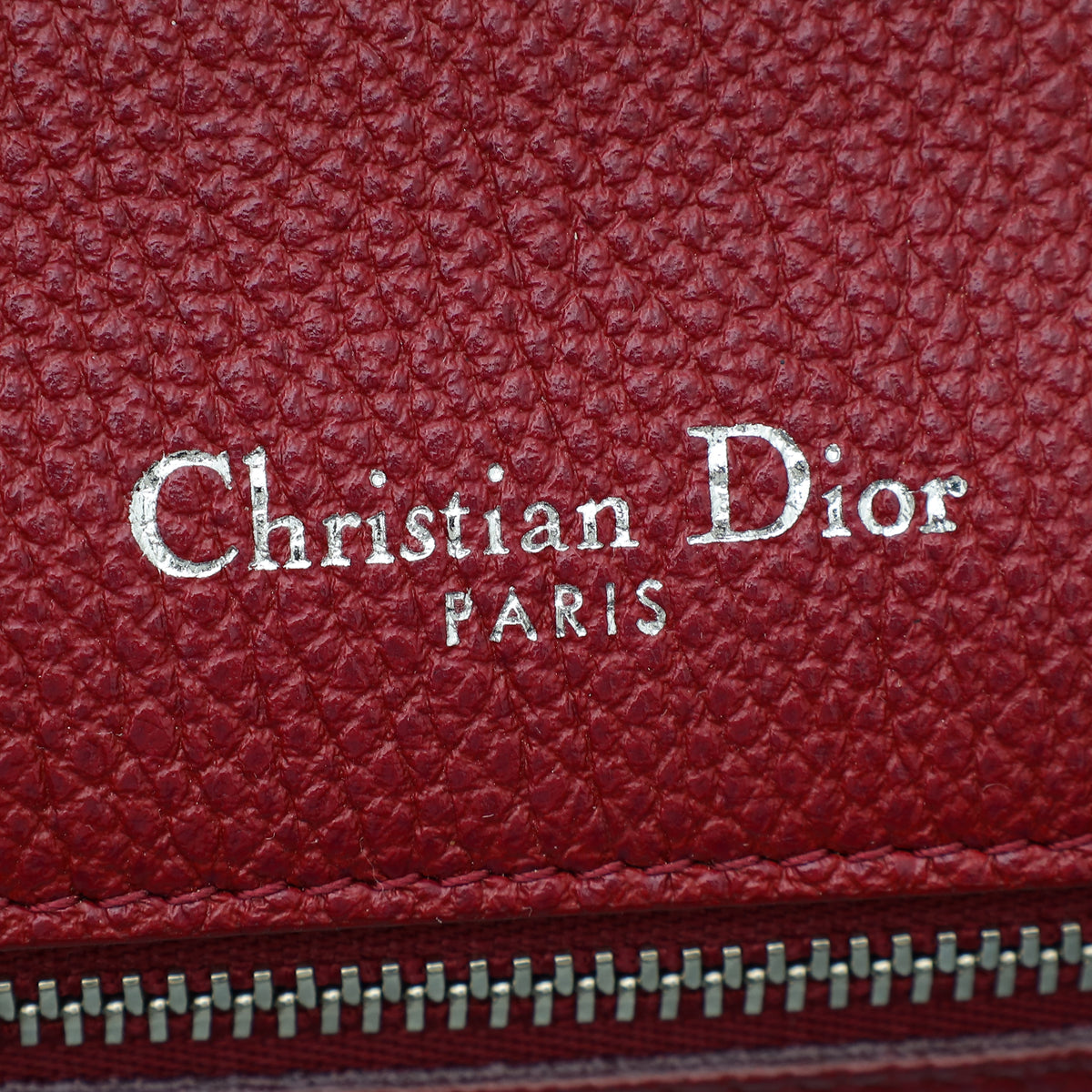 Christian Dior Dark Fuchsia Diorama Flap Medium Bag