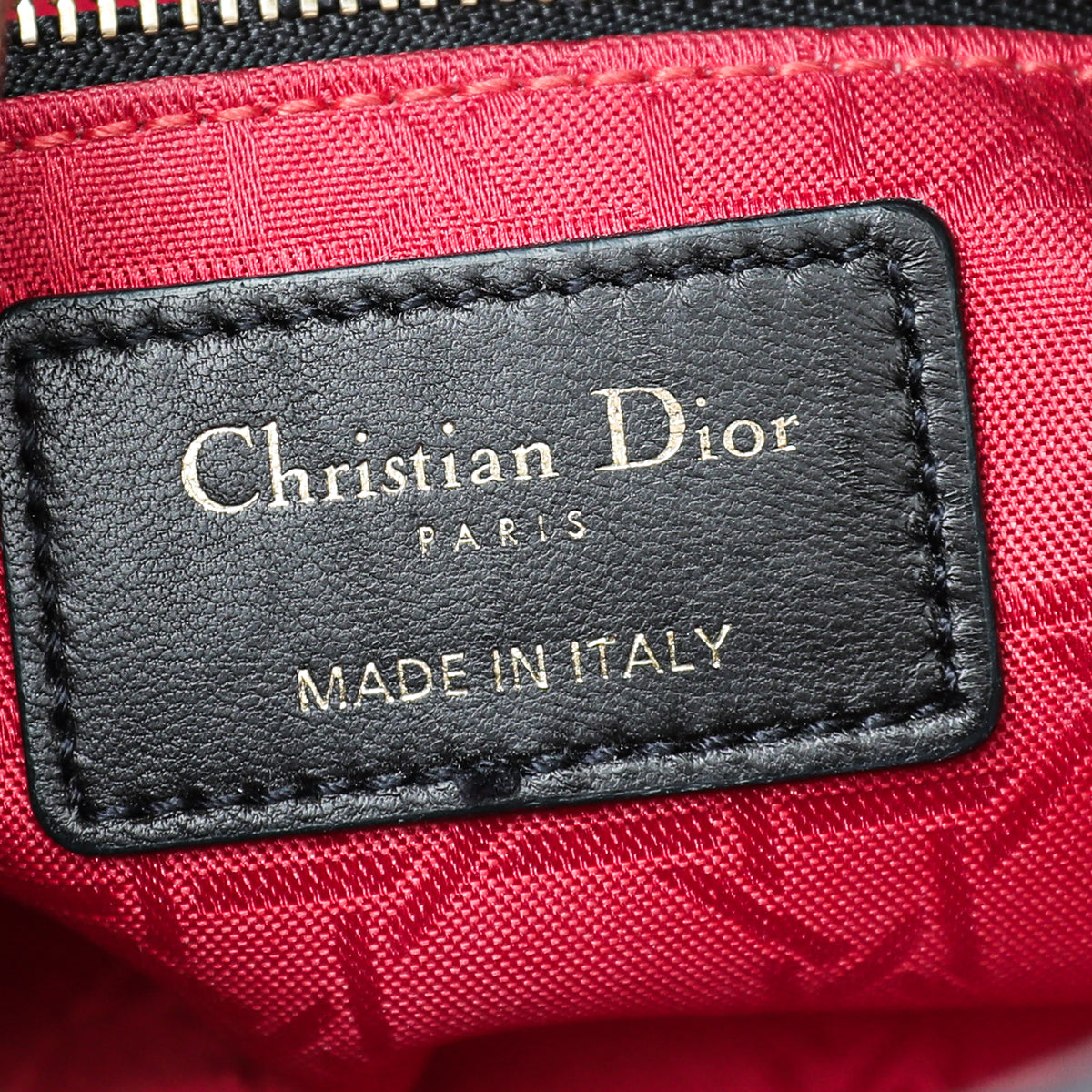 Christian Dior Black Lady Dior Mini Bag