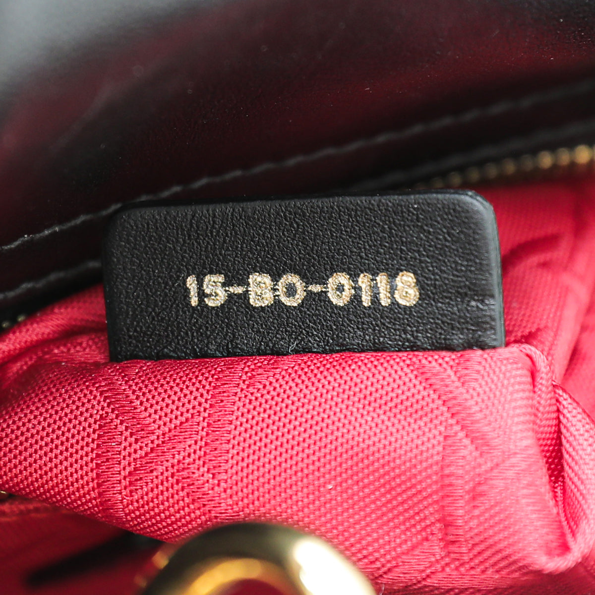 Christian Dior Black Lady Dior Mini Bag