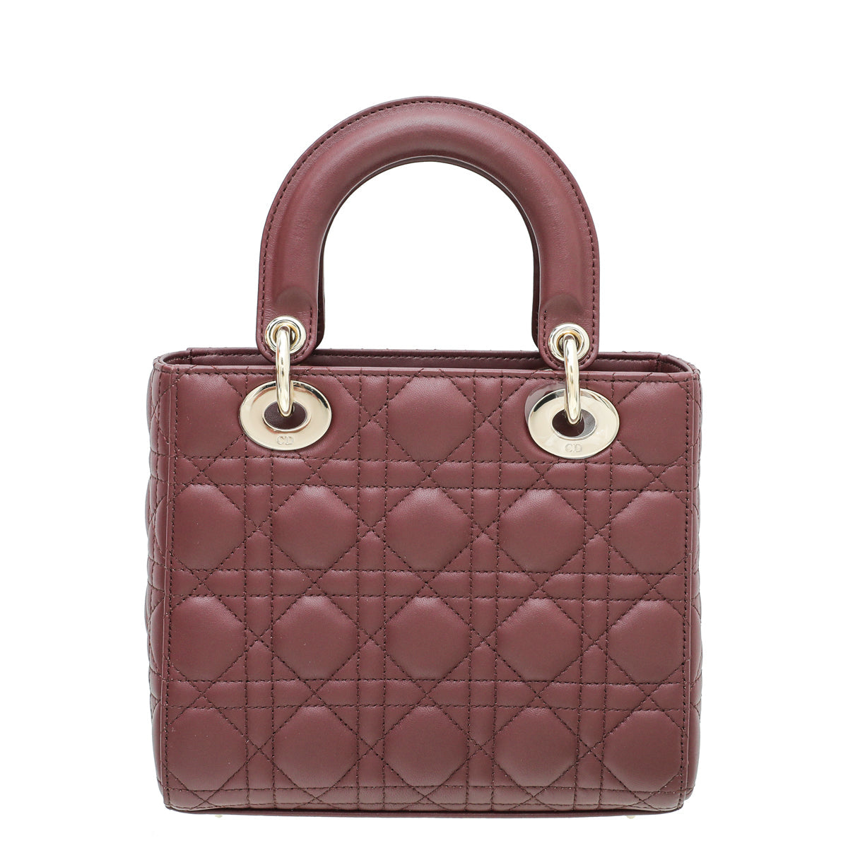 Christian Dior Burgundy Lady Dior My ABCDior Small Bag