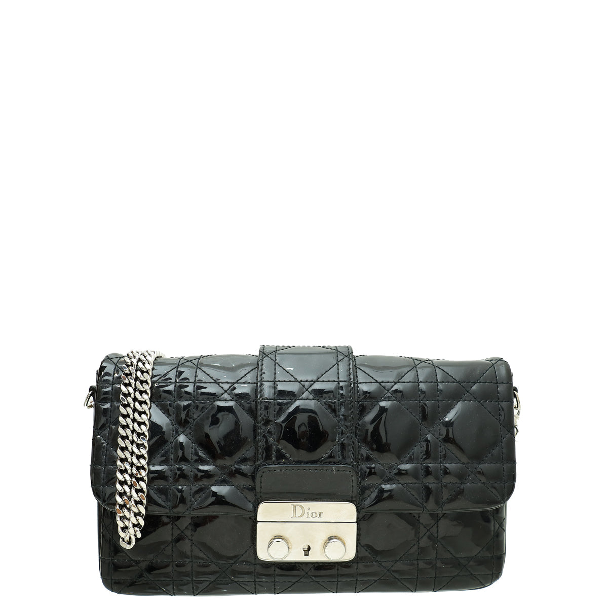 Christian Dior Black Miss Dior Promenade Chain Crossbody Bag