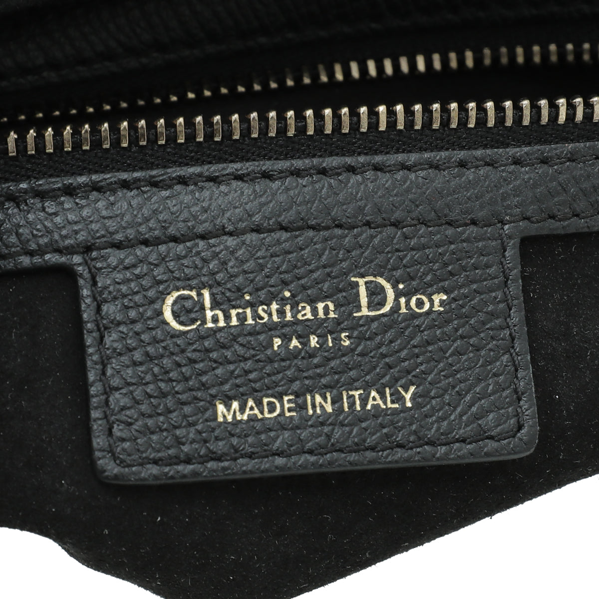 Christian Dior Black Saddle Medium Bag