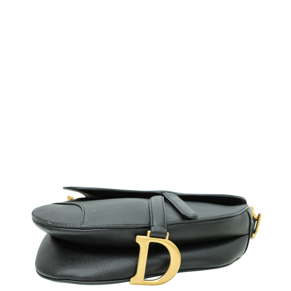 Christian Dior Black Saddle Medium Bag