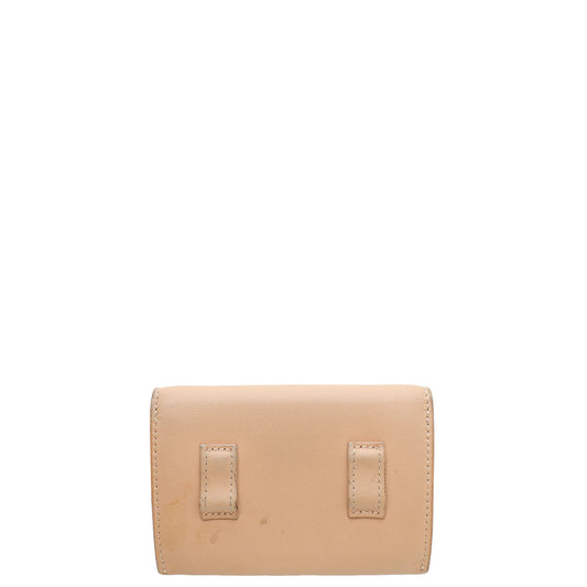 Christian Dior Blush Nano Saddle Chain Pouch