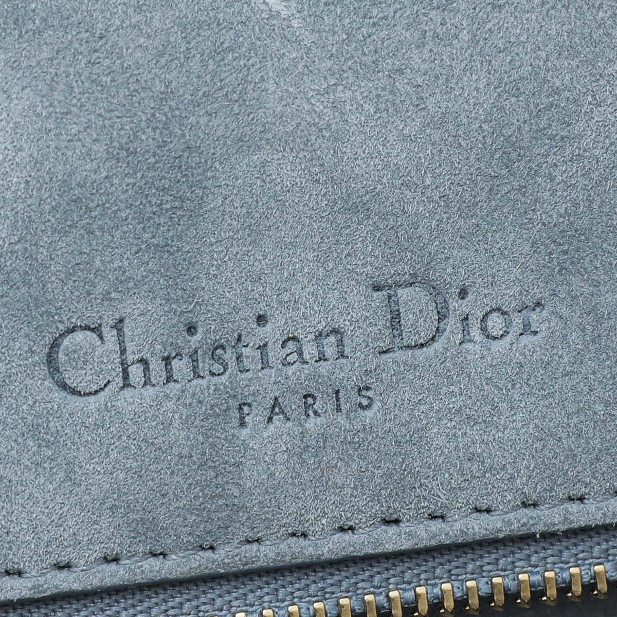 Christian Dior Grey Python Embossed Diorama Bag