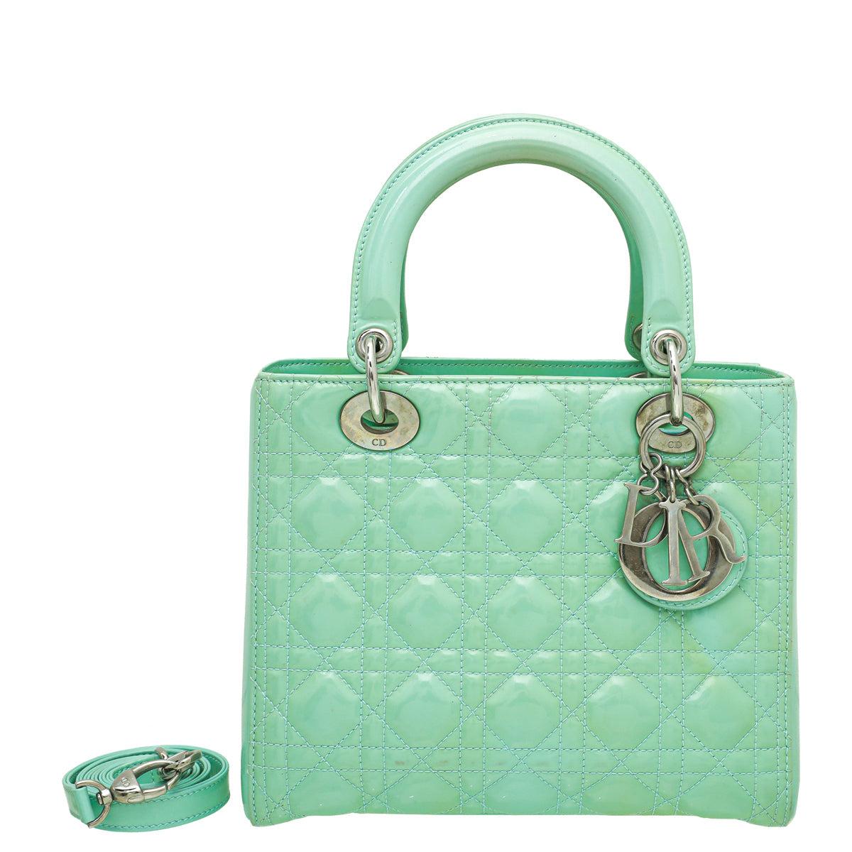 Christian Dior Mint Lady Dior Medium Bag