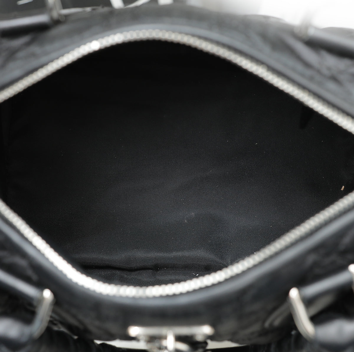 Christian Dior Black Nylon Cannage Charming Boston Mini Bag