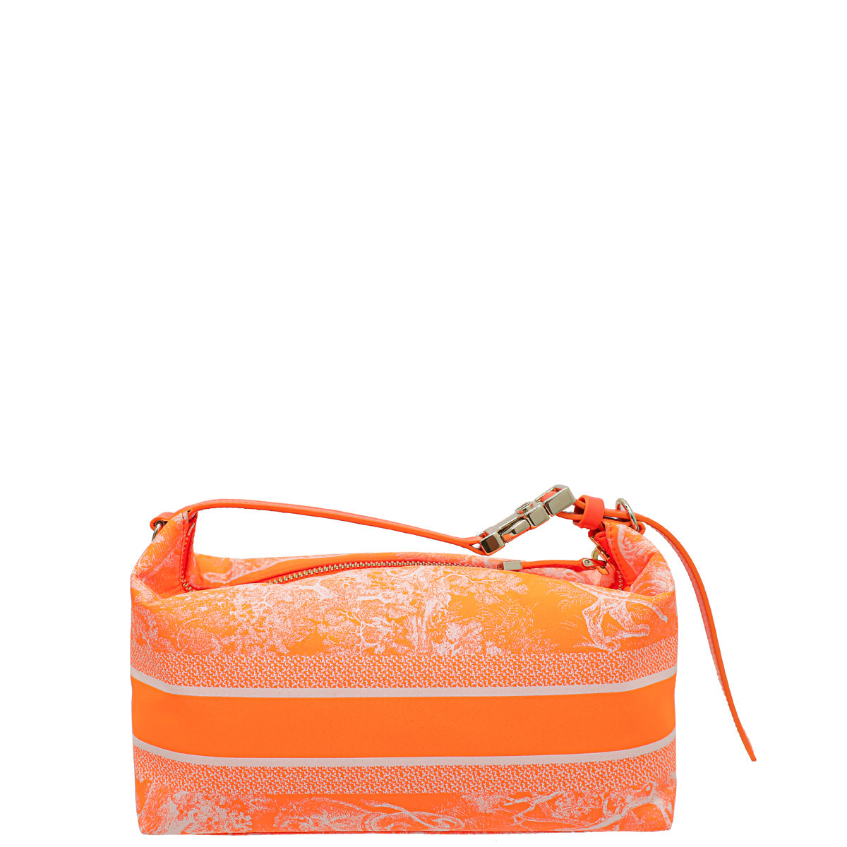 Christian Dior Orange Toile De Jouy Diortravel Nomad Medium Pouch