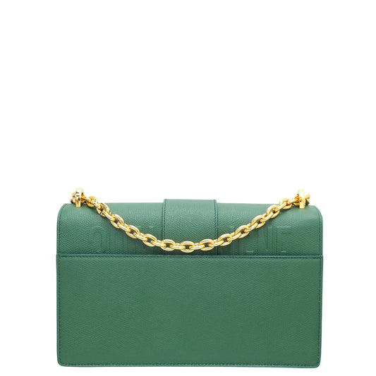 Christian Dior Forest Green Montaigne 30 Chain Shoulder Bag