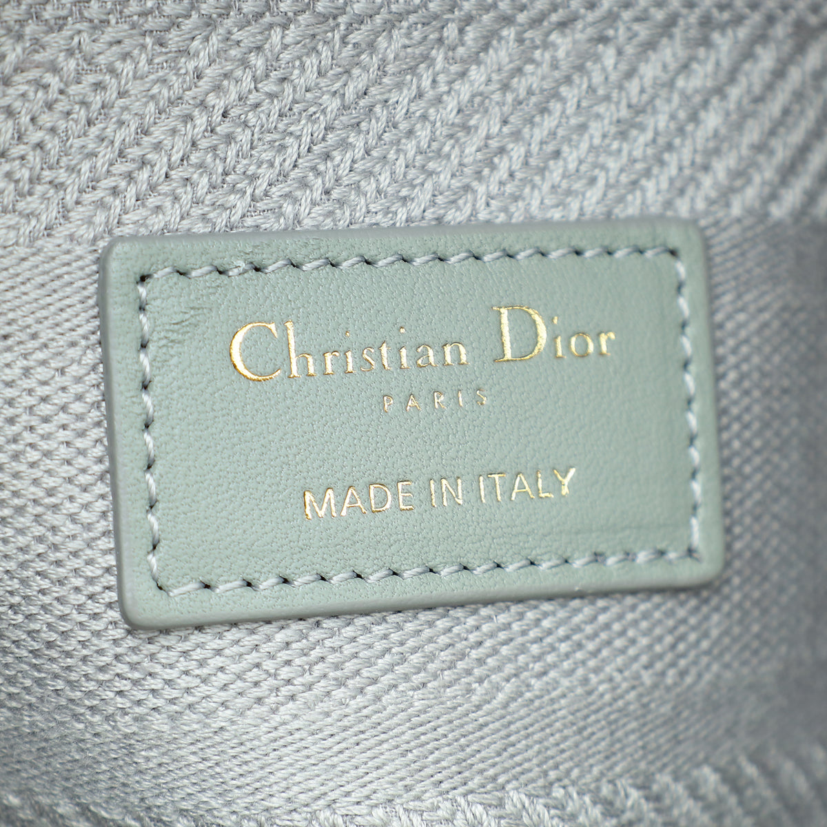 Christian Dior Grey Lady D-lite Cannage Embroidery Medium Bag