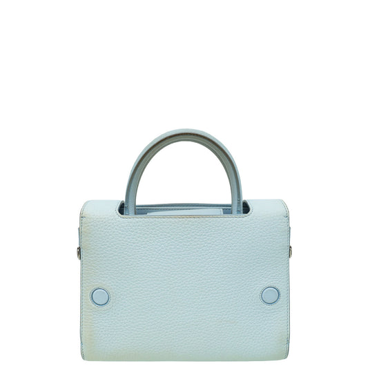 Christian Dior Baby Blue Diorever Mini Top Handle Bag