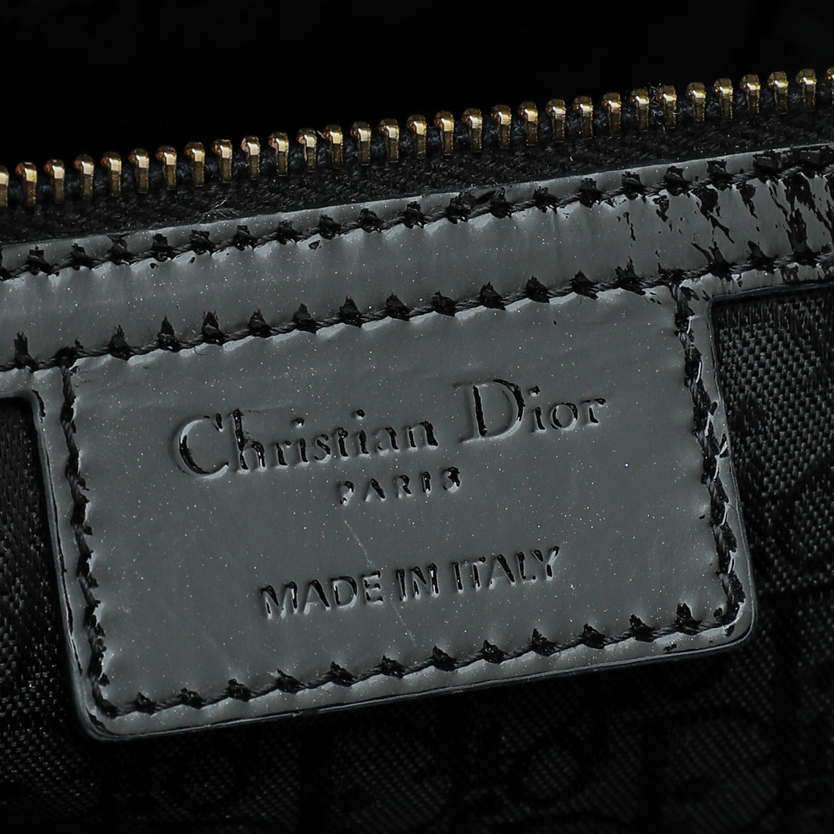 Christian Dior Black Lady Dior Large Bag