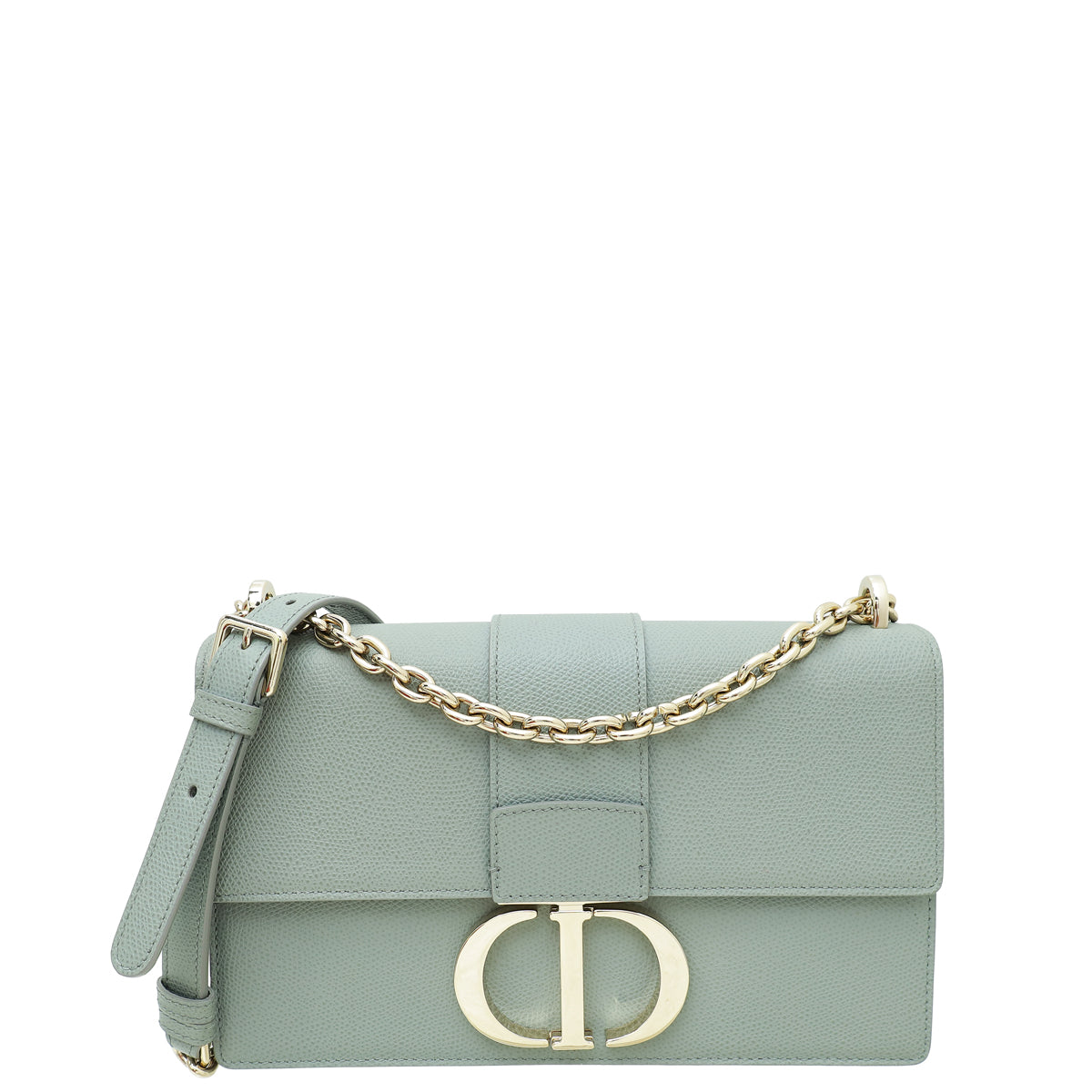 Christian Dior Grey 30 Montaigne Chain Shoulder Bag