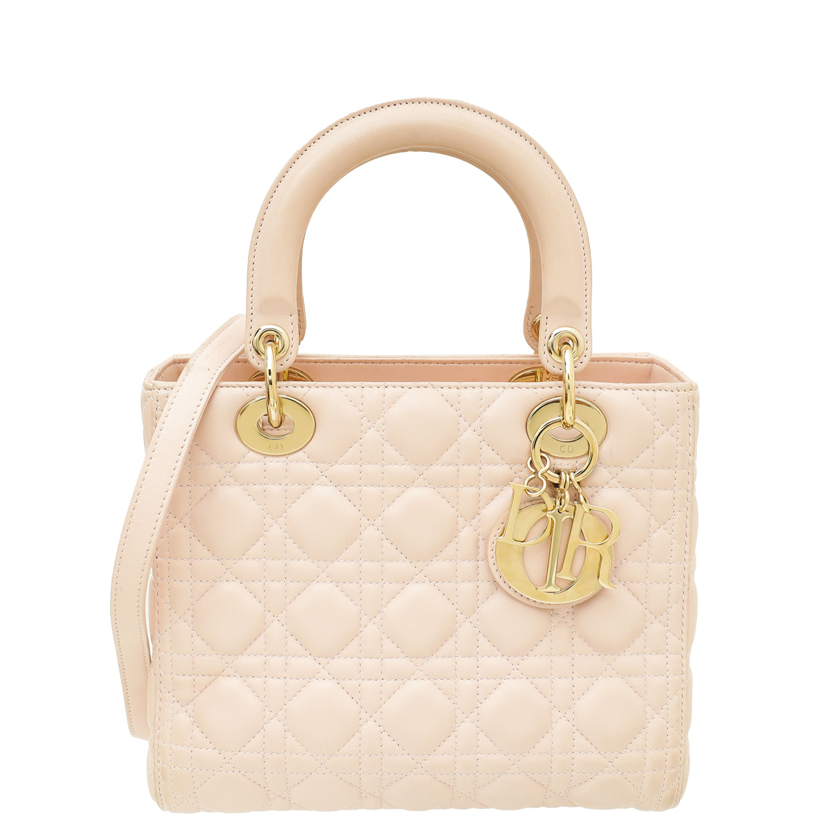 Christian Dior Light Pink Lady Dior Medium Bag