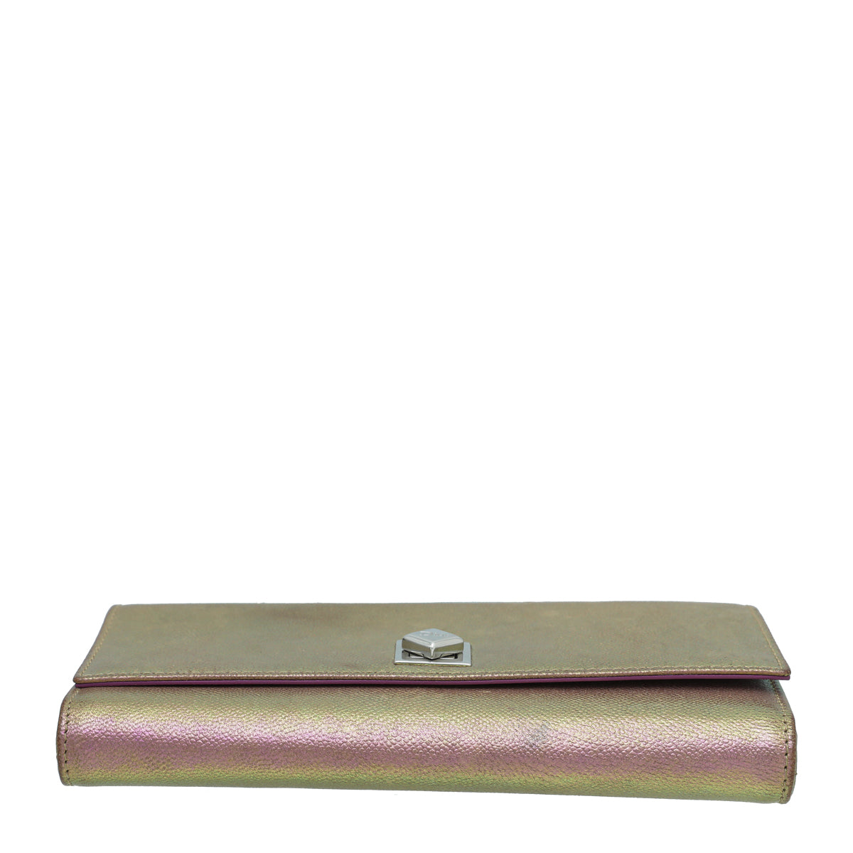 Christian Dior Pink Iridescent Turn Me Dior Croisiere Wallet On Chain