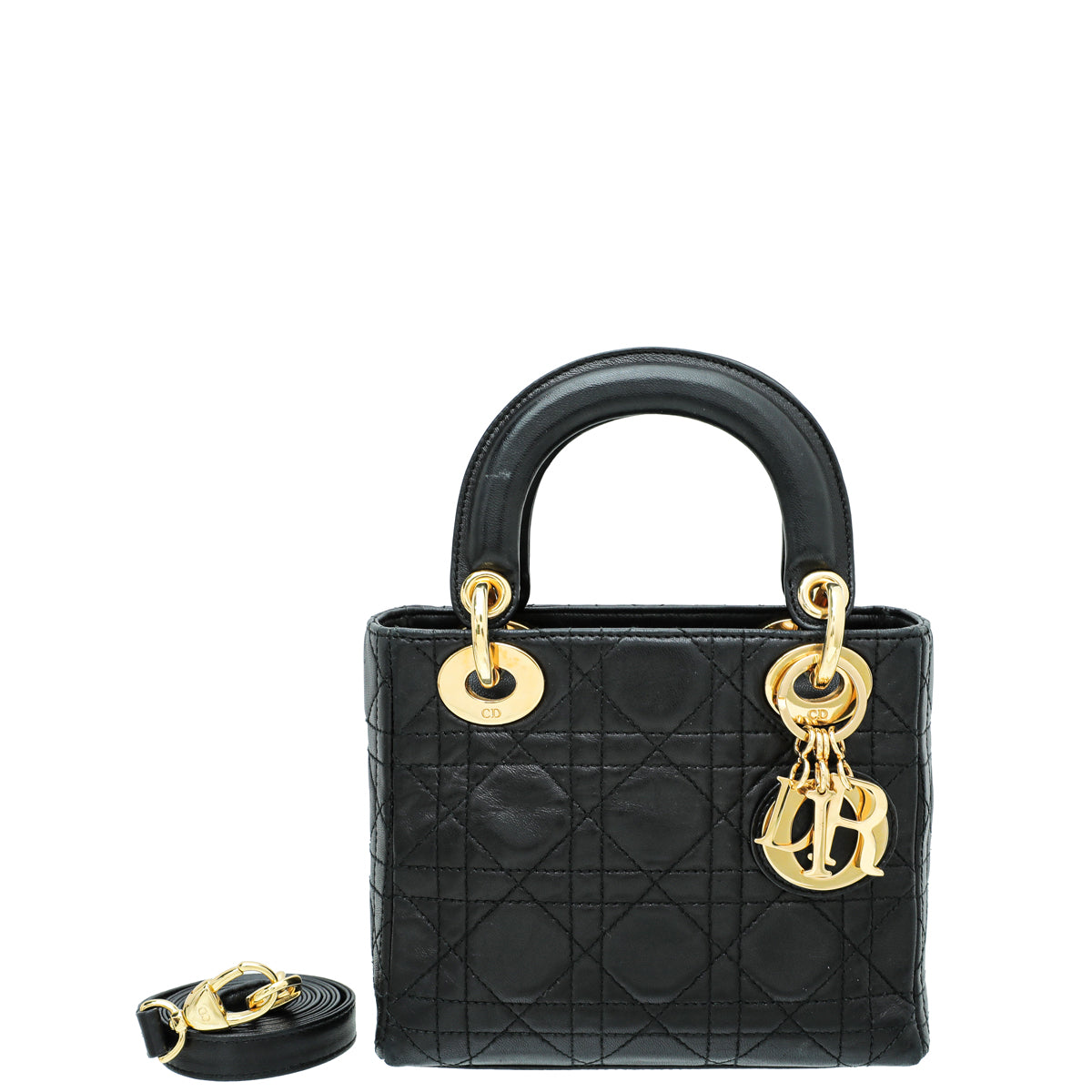 Christian Dior Black Mini Lady Dior Bag