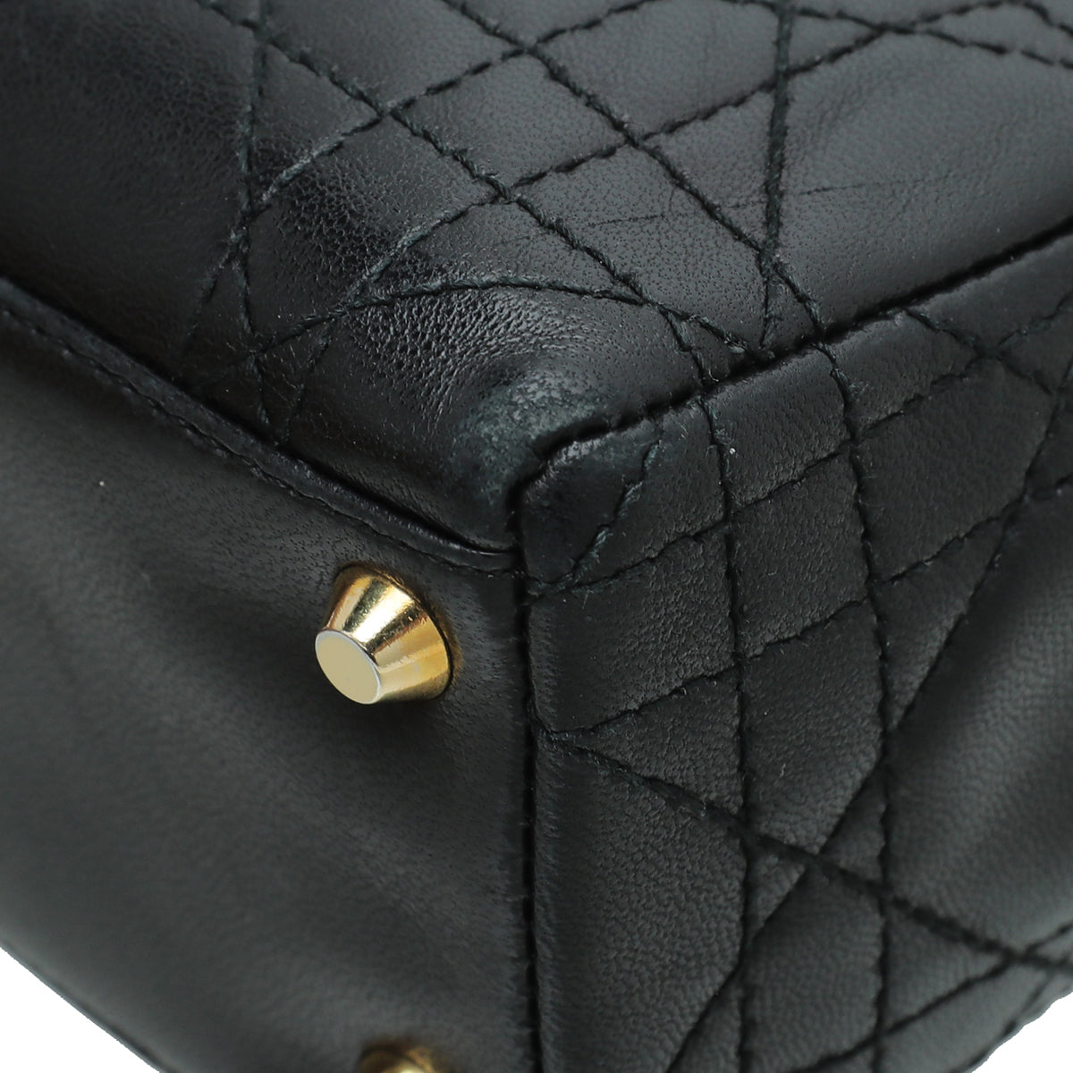 Christian Dior Black Mini Lady Dior Bag