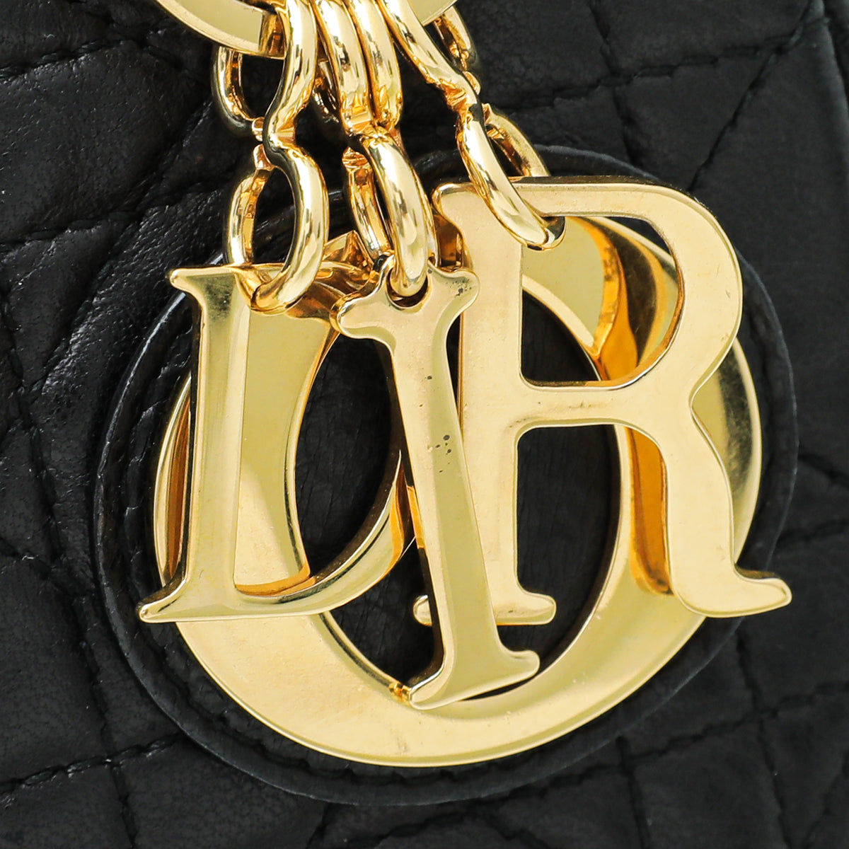 Christian Dior Black Mini Lady Dior Bag