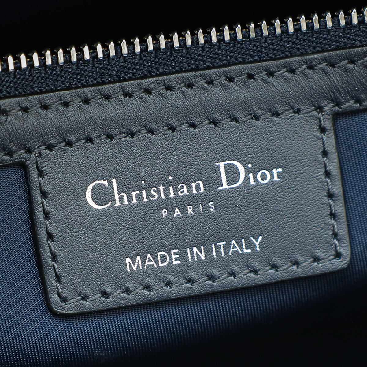 Christian Dior Blue Oblique Canvas Changing Bag