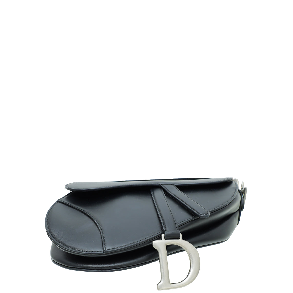 Christian Dior Black Saddle Medium Bag